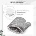 thumbnail image 5 of Disketp Glittersilver Oven Mitts And Potholders Bbq Gloves-Oven Mitts And Pot Holders With Recycled Infill Silicone Non-Slip Cooking Gloves For Cooking Baking Grilling, 5 of 9