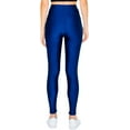 thumbnail image 2 of American Apparel Shiny Nylon Tricot Leggings, Cobalt, X-Small, 2 of 6