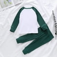 thumbnail image 3 of Qiylii Boy Cotton Knitted Outfits Long Sleeve T short Tops + Pants Clothes Sets, 3 of 6