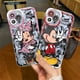 thumbnail image 4 of Disney Mickey Minnie Mouse Case for Apple iPhone 8 12 Mini 13 Pro Max 11 15 Plus 7 X XS SE XR 14 Pro Cover Clear Silicone, 4 of 5