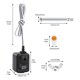 thumbnail image 2 of 820CB Garage Door Safety Sensor Replacement Kit for G801CB-P/801CB/041-0136 for Chamberlain LiftMast, 2 of 5
