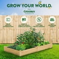 thumbnail image 6 of Greenes Fence 48" x 96" x 10.5" Beige Cedar Raised Garden Kit, 6 of 8