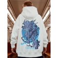 thumbnail image 3 of Sudadera con capucha con estampado gráfico de cazador de anime de otoño para hombre, sudaderas con capucha de gran tamaño a la moda de hip hop, sudaderas casuales divertidas Y2K, ropa de calle con cap, 3 of 5