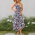 thumbnail image 2 of IWEMEK Womens Dress Long Wedding Guest Formal Dresses Flutter Elegant Cocktail Sundresses Summer Fancy Color Block Outfit, 2 of 7