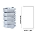 thumbnail image 3 of Clearance! PALIFEUR 5 Piece Bath Towels for Bathroom Gym Kitchen, Solid Color Kitchen Towels Cotton Thick Soft Absorbent Wash Cloths Towels 12x29 inch, 3 of 7