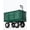 Green with waterproof liner, variant on 800LBS Heavy Duty Steel Garden Cart, Garden Wagon Cart on Wheels, Metal Yard Utility Wagon with Removable Mesh Sides, 10" All Terrain Tires, 180° Rotating Handle for Lawn, Garden, Farm