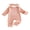 Pink, variant on Cjfdfy Newborn Baby Girl Fall Outfit New To The Crew Romper Ribbed Waffle Knit Long Sleeve Bodysuit And Headband Set Preemie Cute Coming Home Fall Winter Outfit