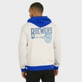 thumbnail image 5 of Men's Darius Rucker Collection by Fanatics  Cream Milwaukee Brewers Polar Fleece Full-Zip Hoodie, 5 of 6
