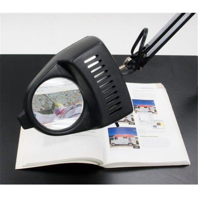 Magnifying Lamp - Black with 13W CFL bulb included