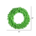 thumbnail image 2 of Vickerman 60" Lime Artificial Christmas Wreath, Lime Dura-Lit LED lights., 2 of 2