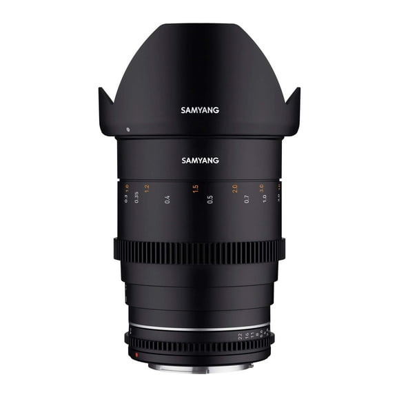 Samyang 35mm T1.5 High Speed Wide Angle VDSLR MK2 Cine Lens for Sony E, SYDSX35-E