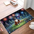 thumbnail image 2 of Happy New Year Boxer Family Cheer Winter Midnight Firework Doormat Boxers Dog Lover Gifts Idea Indoor Outdoor Welcome Mat - 02025, 2 of 5