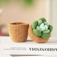 thumbnail image 3 of Cactus Plants Crochet Kit Starter Knitted Gift For Beginners Adults, 3 of 3