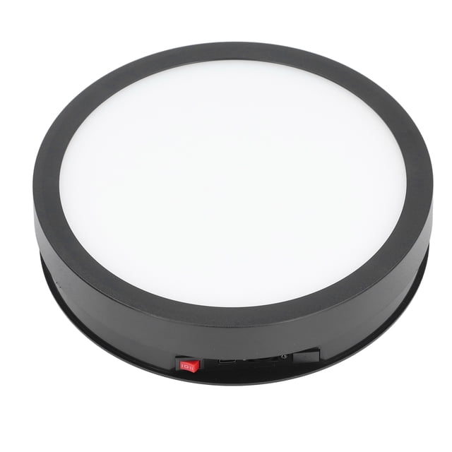 Electric Rotating Display Stand, 360 Degree Rotating Display Stand, Adjustable Speed and Direction, USB Powered Photography Turntable for Still Life and Product Display