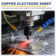 thumbnail image 5 of Uxcell 20x100mm Copper Anode Sheet, 5 Pack Pure Copper Strip (99.995% Pure) 1mm Thick Plate Electrode Set with Alligator Clips Cables for Electroplating Plating Experiment, 5 of 6