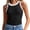 Black, variant on WEIee Tank Top for Women Shirts for Women Summer Crewneck Sleeveless Blouse Solid Color Lightweight Slim Fit Tops Lady Work Tank Tee Black L