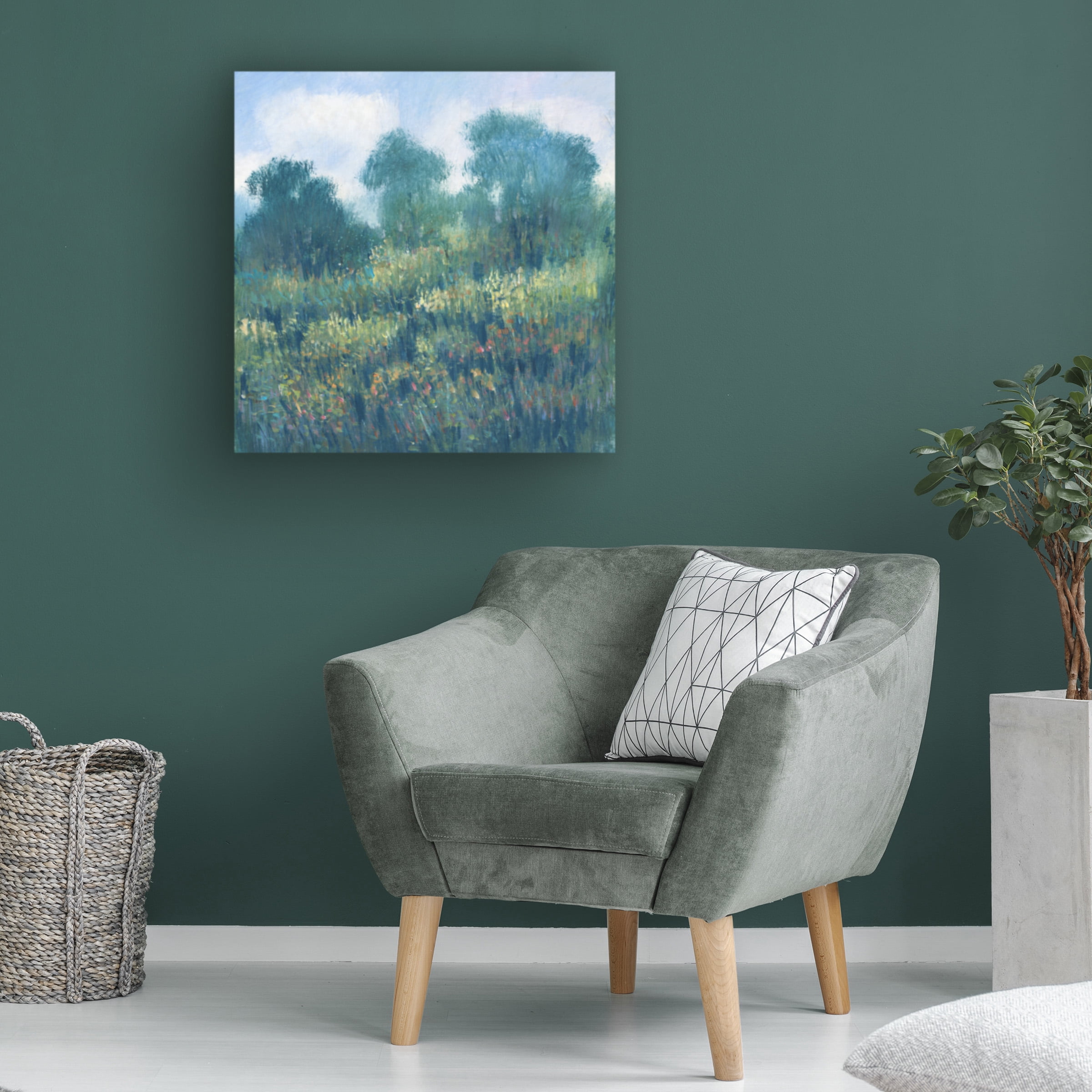 Tim OToole 'Meadow Wildflowers II' Canvas Art
