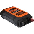 thumbnail image 2 of BLACK+DECKER PI500B 500W Power Inverter: Dual 120V AC Outlets, 3.1A USB Ports, 12V DC Adapter, Battery Clamps, 2 of 4