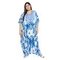 thumbnail image 2 of Caftans pour Femmes Longue Maxi Grande Taille Robe Caftans Manches 3/4 Robes pour Dames Filles en Ligne, 2 of 7