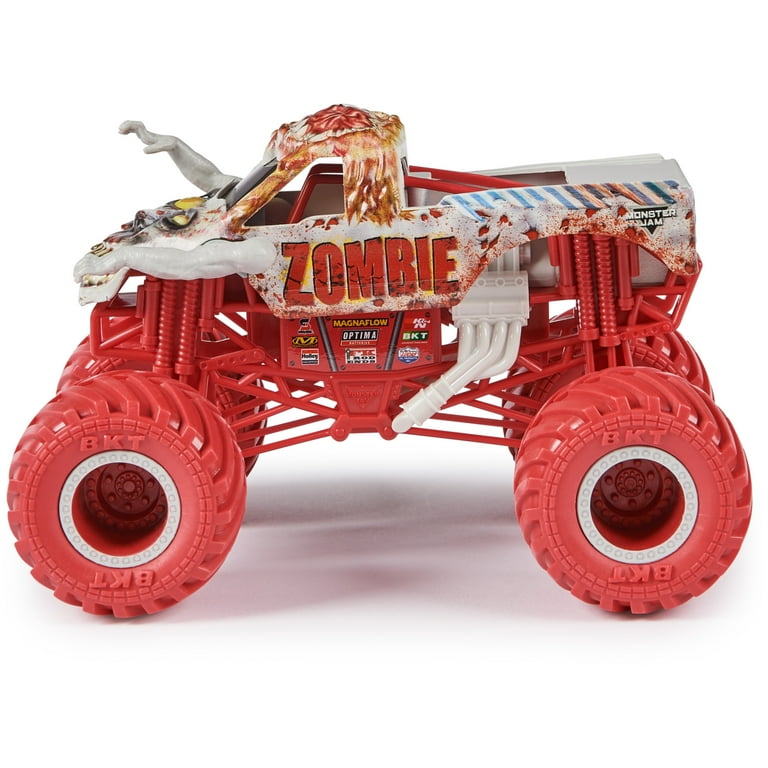 モンスタージャム1/24 - ゾンビ Monster Jam Official Zombie Monster Truck, 1:24 Scale Die