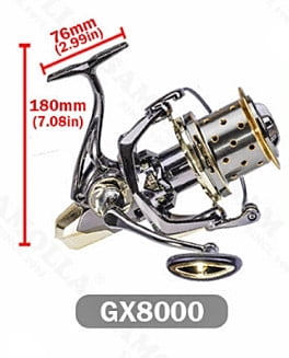 Full Metal Fishing Reel Freshwater Spinning Coil Saltwater Carp 16+1BB Max Drag 25kg Peche De La Carpe Moulinet Peche