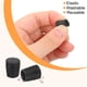 thumbnail image 4 of Uxcell 56Pcs Tapas de patas de silla, 8mm (1/3 pulgadas) sin marcas, consejos de patas de silla de PVC antideslizantes, protectores de suelo para patas de silla, negro, 4 of 6