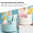 thumbnail image 2 of Miangastore Makeup Brush Pot Blue 1Pcs 4.7In Square PP, 2 of 9