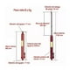 thumbnail image 3 of Gato Hidráulico 8 Ton Para Plumas 3 Ton Thorn Tools Rojo, 3 of 5
