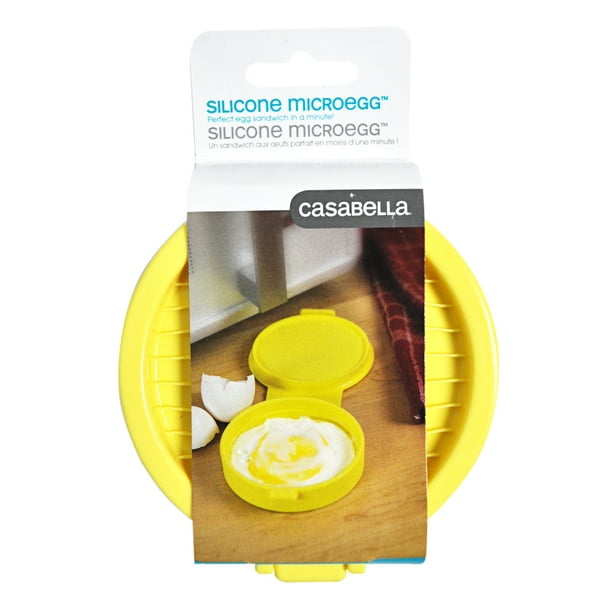 Casabella 53491 Silicone Micro Egg Cooker Yellow Walmart