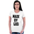 thumbnail image 4 of Made Religious Christ Faith Christian Womens Slim Fit Graphic Tee Brisco Brands X, 4 of 5