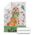 thumbnail image 2 of Hardworking Cocker Spaniel Ready Back to School New Year Classes Cozy Fleece Blanket Cockers Dog Lover Gifts Warm Soft Throw Blanket - 12011, 2 of 5