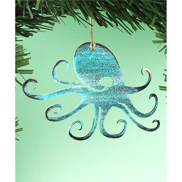 Designocracy 99512-O Octopus Wooden Ornament
