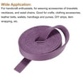 thumbnail image 3 of Uxcell Faux Leather Straps Strip Belt Leather String 0.8cm/0.31" Width for DIY Ornament Accessories,Dark Purple, 3 of 6