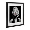 thumbnail image 3 of Stupell Industries Halter Top Marilyn Portrait Black Framed Print Under Glass design by Chris Consani, 13 x 13, 3 of 10