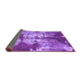 thumbnail image 2 of Ahgly Company Indoor Square Abstract Purple Modern Area Rugs, 3' Square, 2 of 4