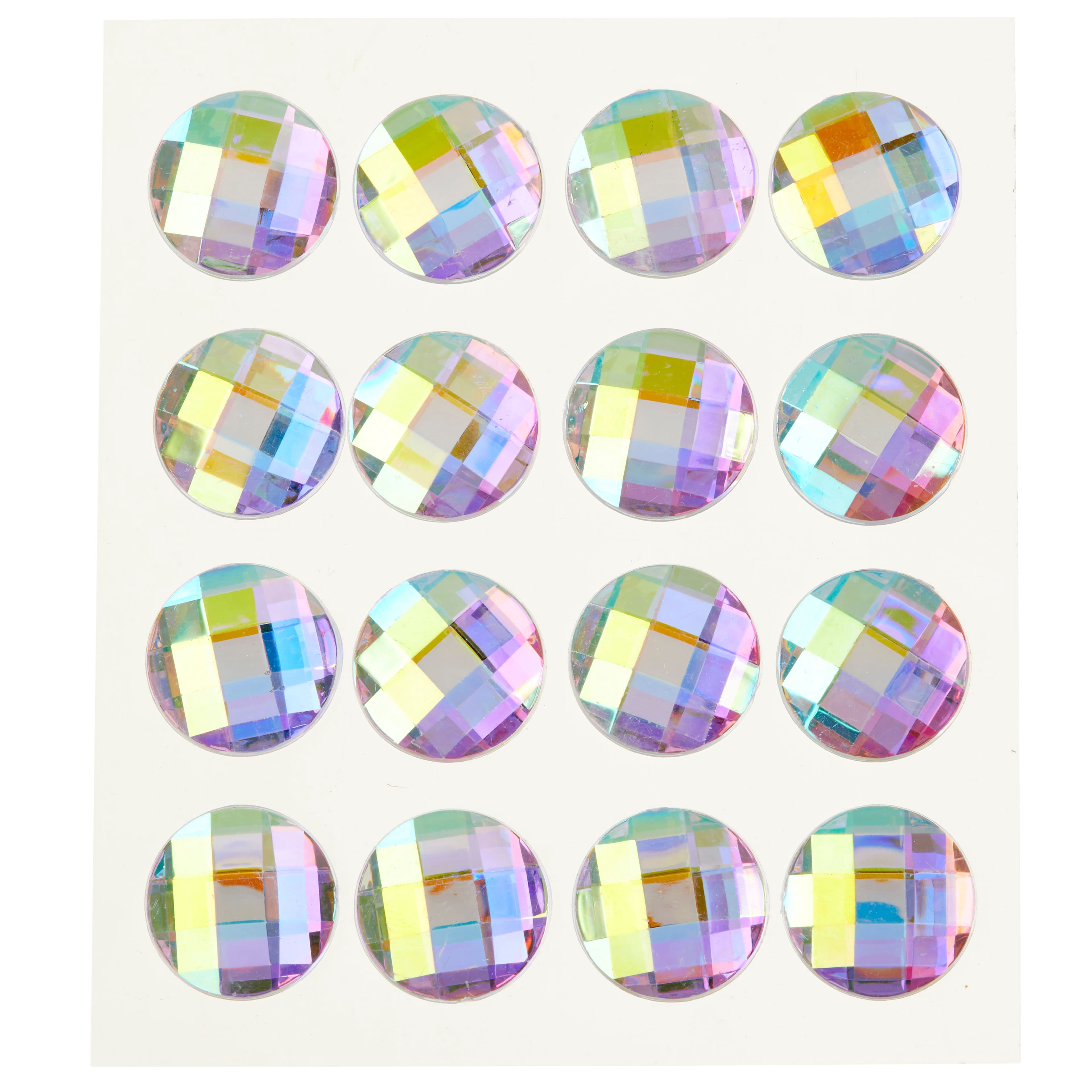 Recollections Iridescent Rhinestone Stickers, 12 Packs: 16 ct. (192 total)