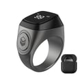 thumbnail image 1 of Contador-Registrador Anillos inteligentes de 20 mm OLED Bluetooth compatible con musulmanes Tally Counter Ring (negro), 1 of 8