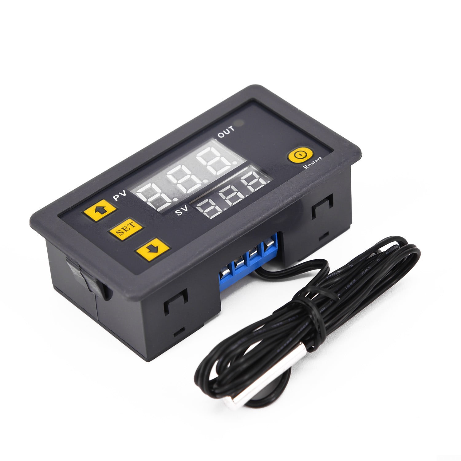 55-120°C DC 12V Digital Mini Thermostat Temperature Controller Control Switch Sensor Module Demiawaking 