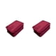 thumbnail image 4 of Matsuzay Nylon Shoe Storage Bag Sneakers Underwear Office Organizer Carrier Household Travel Handle with Bedroom Pouch Pocket Vino rojo 2piezas, 4 of 6