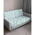 thumbnail image 3 of Clouds Couch Cushion Covers Stretch, Washable Sofa Seat Covers Individual Seat Cushion Sofa Slipcovers Cartoon Blue Sky Minimalist Aesthetic Couch Cover Furniture Protector M-1PCS, 3 of 7