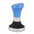 thumbnail image 3 of Martillo prensador de granos de café expreso en polvo, Base plana, ajustable, de acero inoxidable (azul), 3 of 8