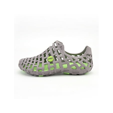 

Bellella Womens Mens Clogs Sandals Beach Water Shoes Slip On Summer Sandals Grey 8.5(W)/6.5(M)