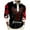 Z1 H, variant on Mens Pique Shirts Christmas 3D Digital Printing Holiday Lapel Half Zipper Long Sleeve Mens Formal Shirts,K,3XL