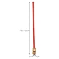 thumbnail image 3 of HEALEEP Air Pump Replacement Hose Aluminum Copper Tight Connection Light Brown 1Pcs, 3 of 8