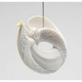thumbnail image 3 of Ceramic Angel Ornament Playing Horn 3.5 Inch Religious, 3 of 3