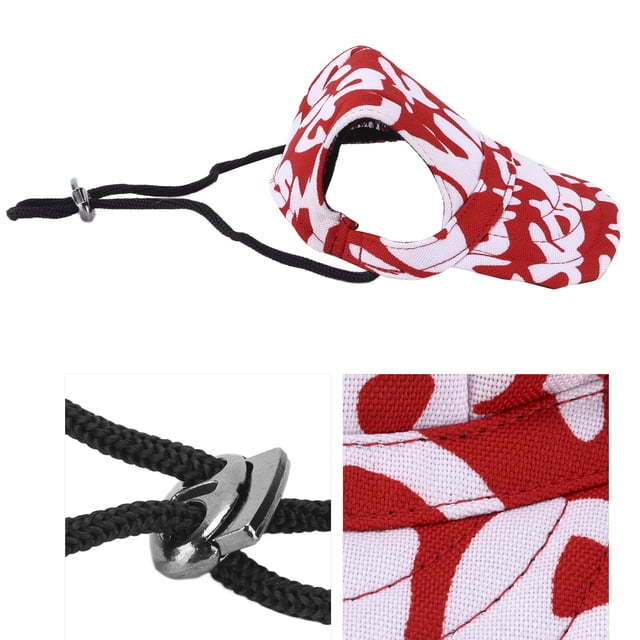 Baseball pour Chien, Sport Durable Respirant pour Petits Chiens Alphabet Rouge, Alphabet Bleu