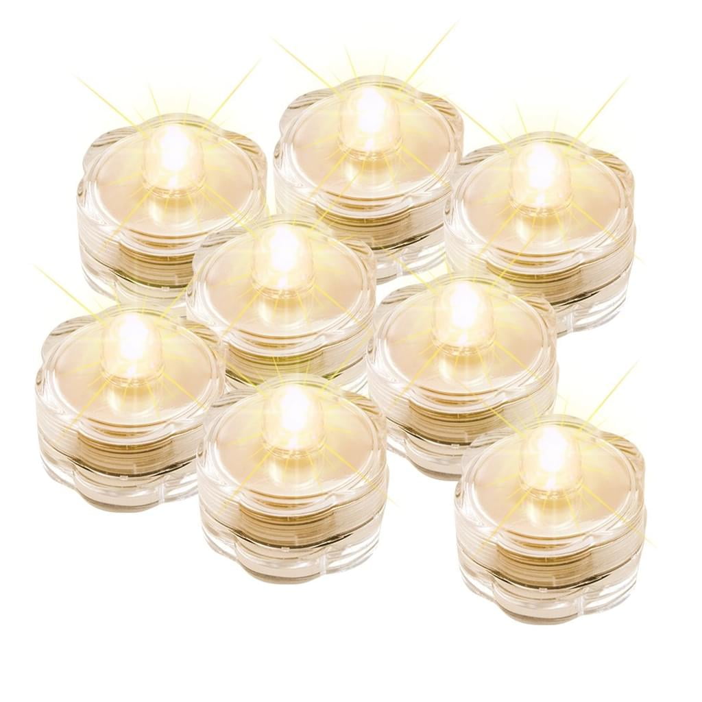 12 led lights waterproof battery operated for vases Battery Included Tea Light 