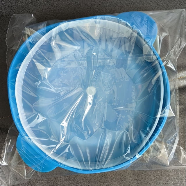 Cubo de palomitas de maíz de silicona grande resistente a altas temperaturas con asa Cuenco de palomitas de maíz de silicona Cubo de palomitas de maíz plegable para horno microondas