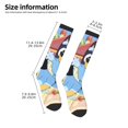 thumbnail image 3 of Saiise Bluey Funny Socks Men Women Boys Kids Adults Novelty Graphic Crew Tube Socks Crazy Design Casual Dress Socks for Sports,Running,Travel, 3 of 7