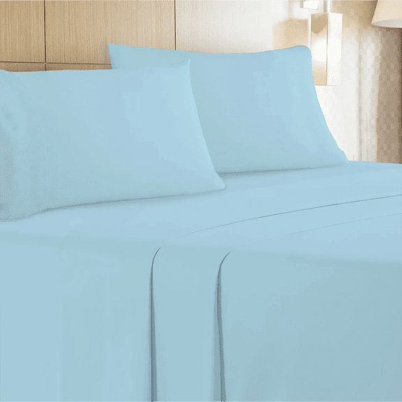 Kathy Ireland Micro Fiber 6-Piece Bonus Sheet Set (Blue Haven, Queen)